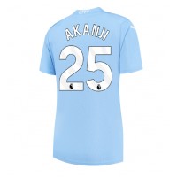 Manchester City Manuel Akanji #25 Hjemmedrakt Dame 2023-24 Kortermet